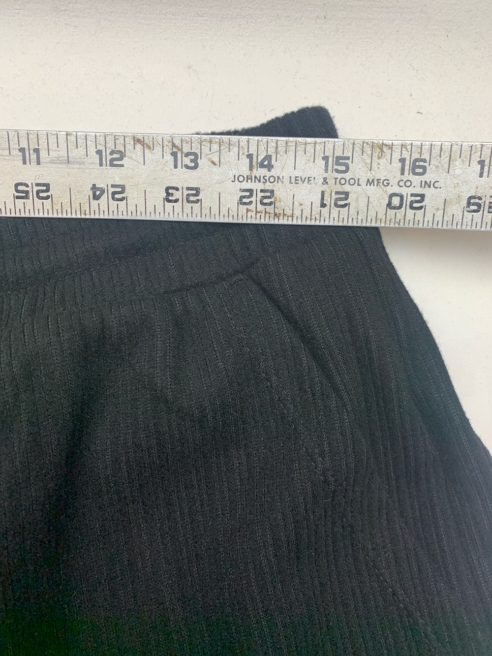 Halara size large new Black Wide-Leg Cargo Pants velour Ribbed casual relaxed - Picture 9 of 12